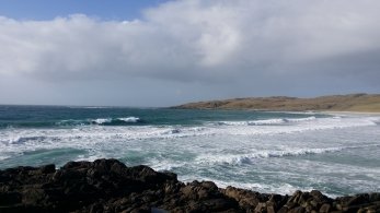 Tiree surfing